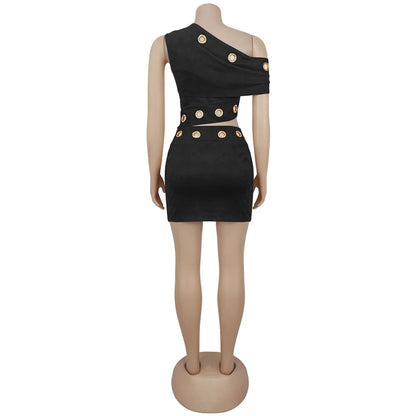 SUEDE 2 PIECE SET