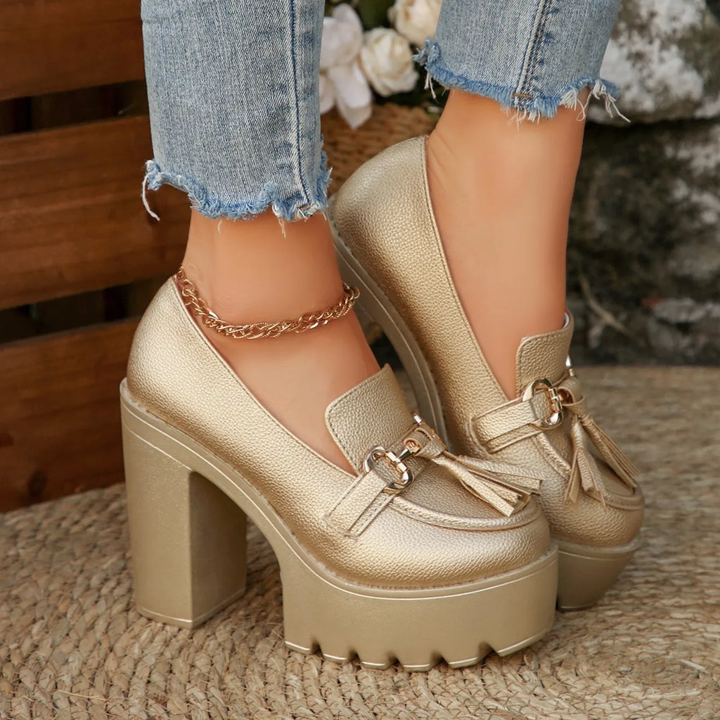 Mary Jane Chunky Heels