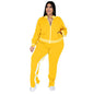 PLUS CURVY LONG SLEEVE ACTIVE WEAR SET