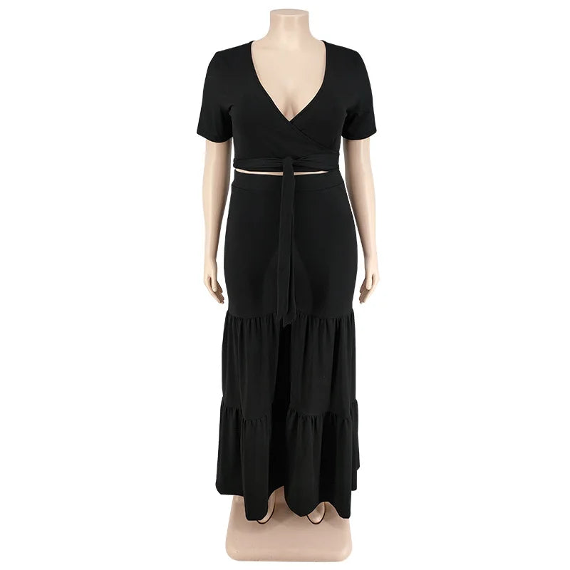 OWN THE ROOM FLARED PANTS CURVY PLUS SET