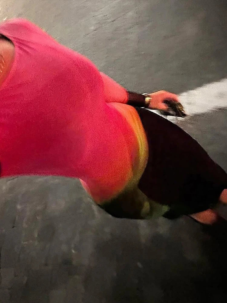 LOVE GAME MESH DRESS