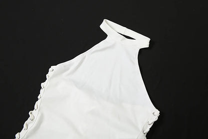 SHIRRING HOTTIE LACE DRESS