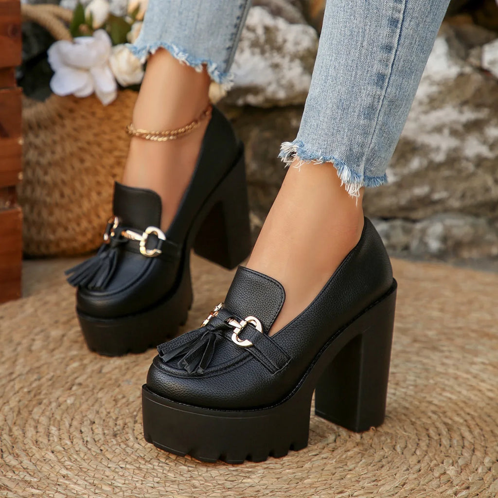 Mary Jane Chunky Heels