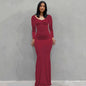 Casual Trumpet Maxi Dress