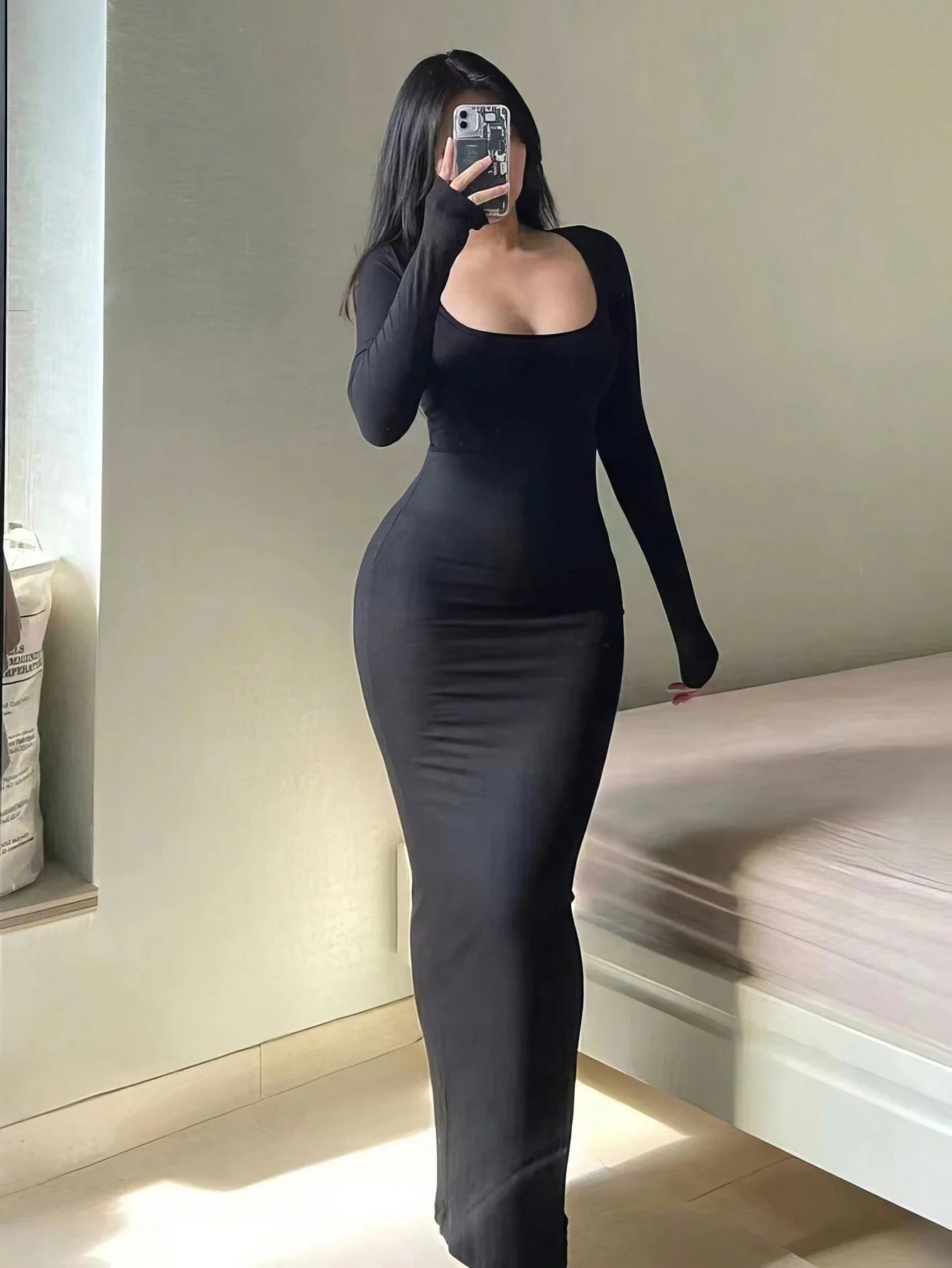 GOTH BODYCON DRESS