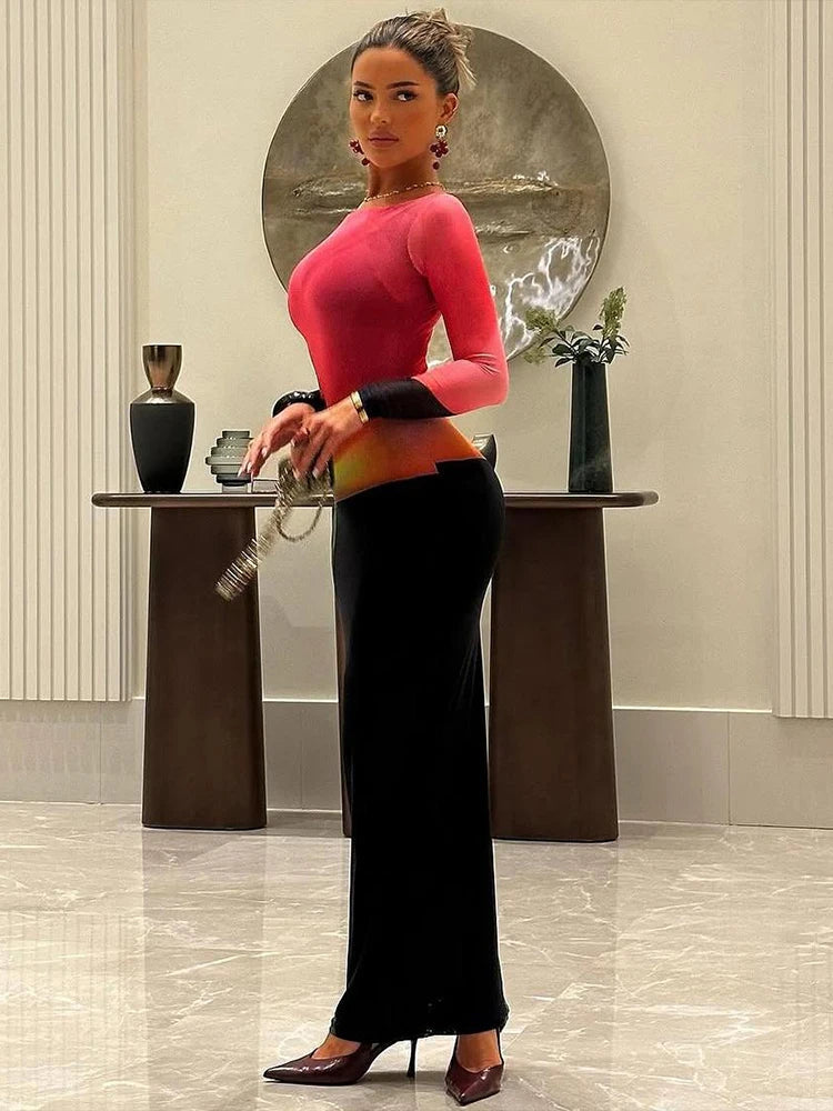 LOVE GAME MESH DRESS