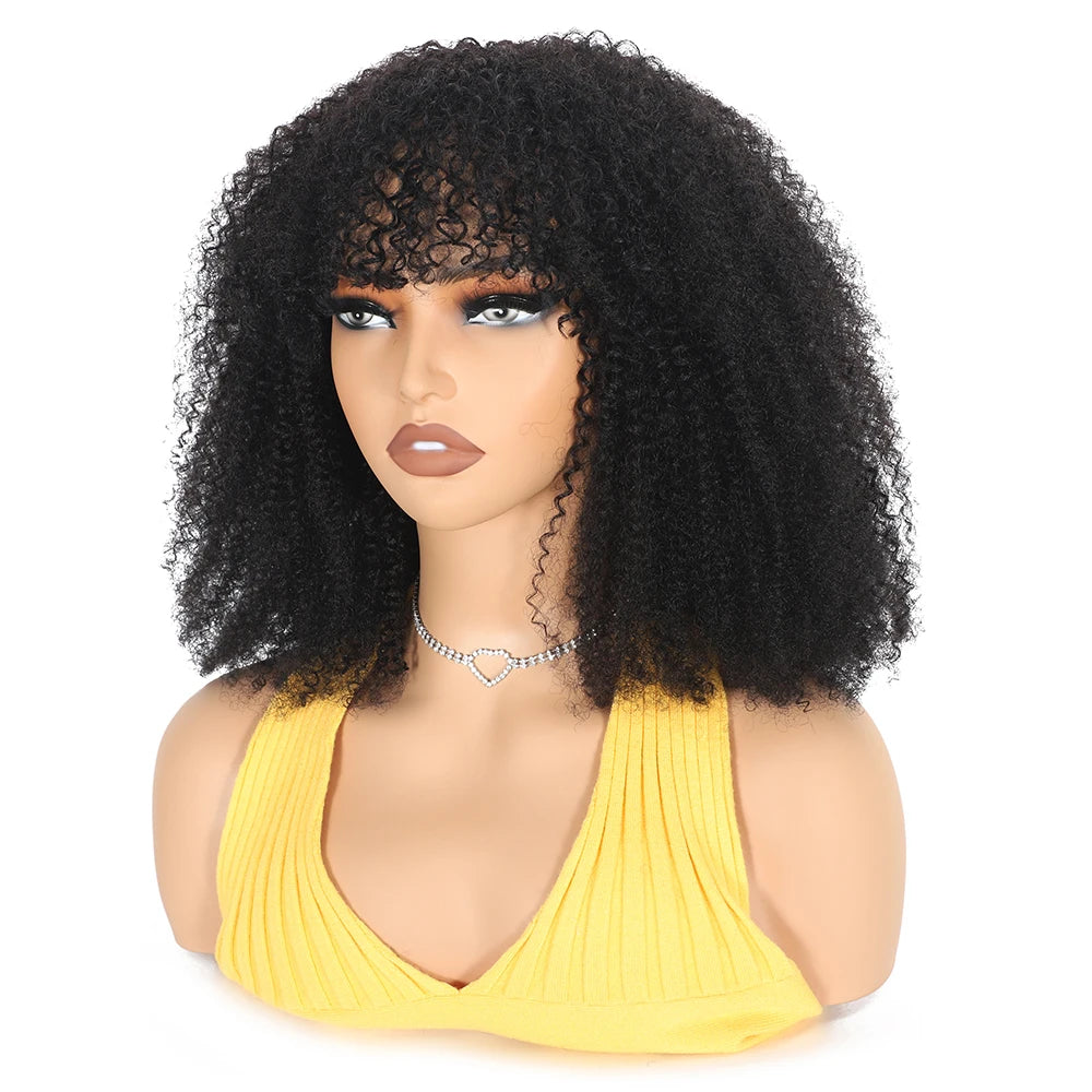 AFRO KINKY UNIT WITH BANGS