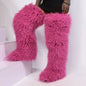 THIGH HIGH MONGOLIAN BOOTS
