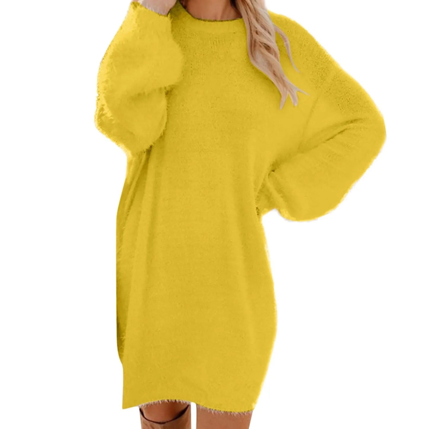 Oversized Casual Sweater Dress