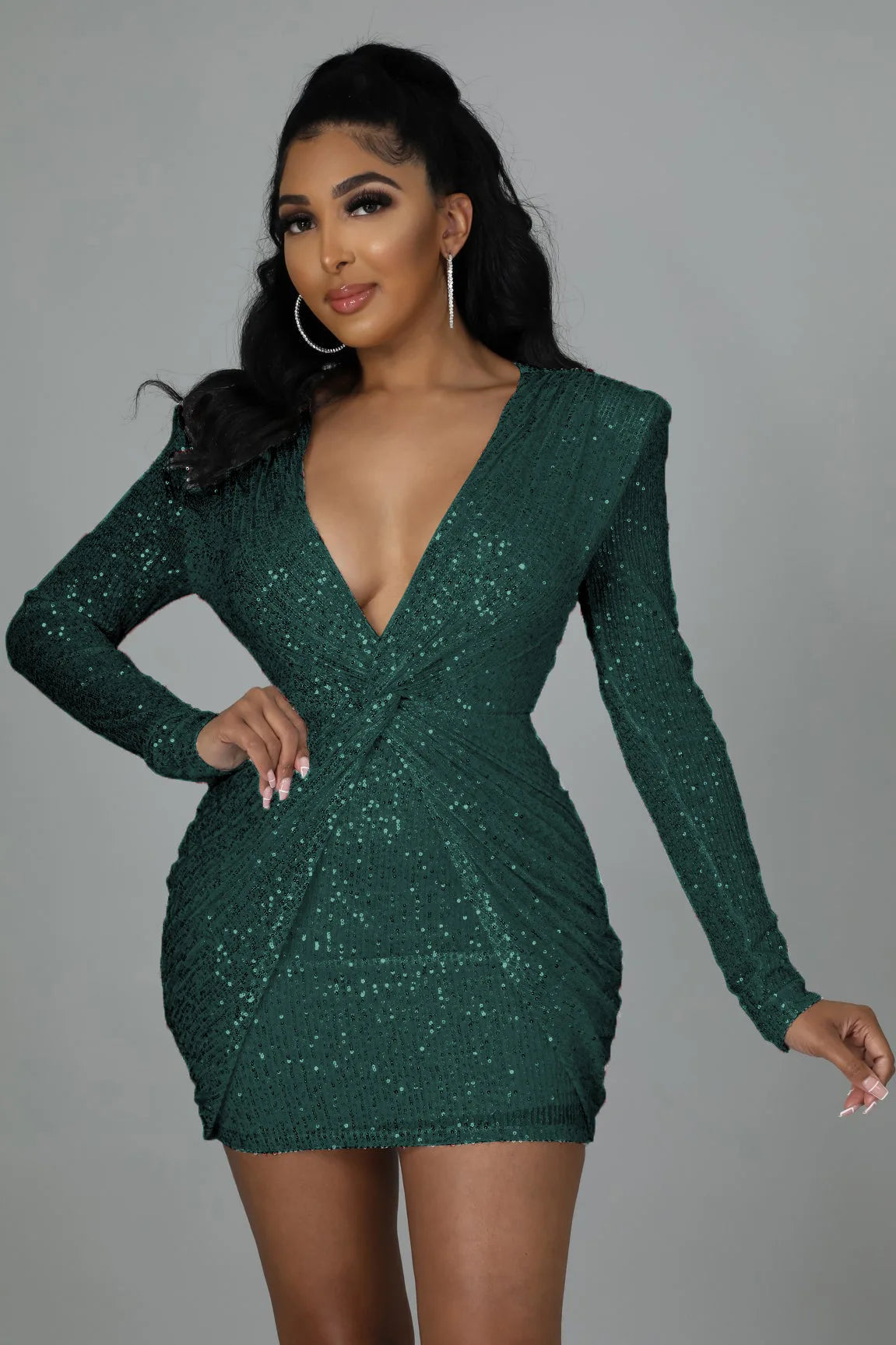 SEQUIN BEAUTY EVENING DRESS