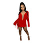 Bandage Mesh Two Piece Skirt Set