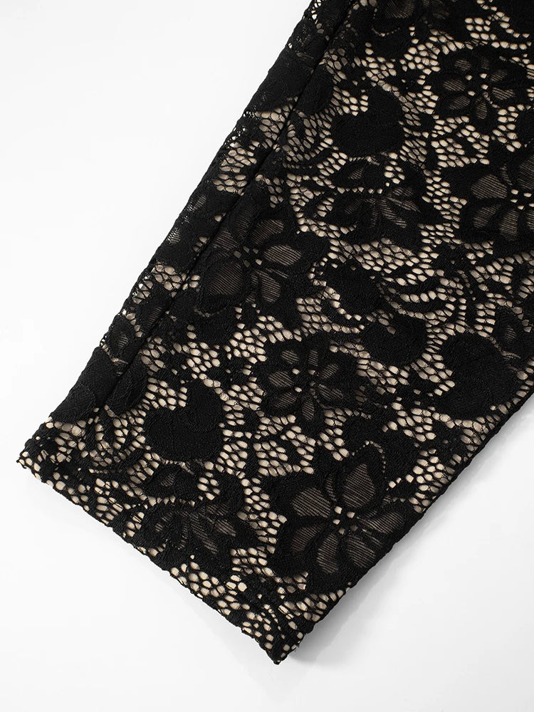 MESH LACE 2 PC PANTS SET