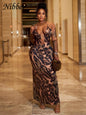 NIBBER LEOPARD PRINT COQETTE DRESS