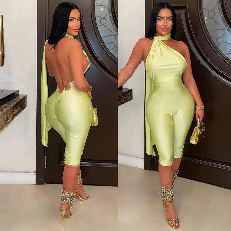 CORAL CAPRIS JUMPSUIT