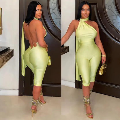 CORAL CAPRIS JUMPSUIT