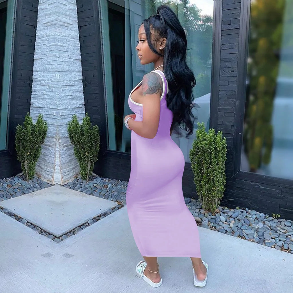 AZURI MERCH MAXI DRESS