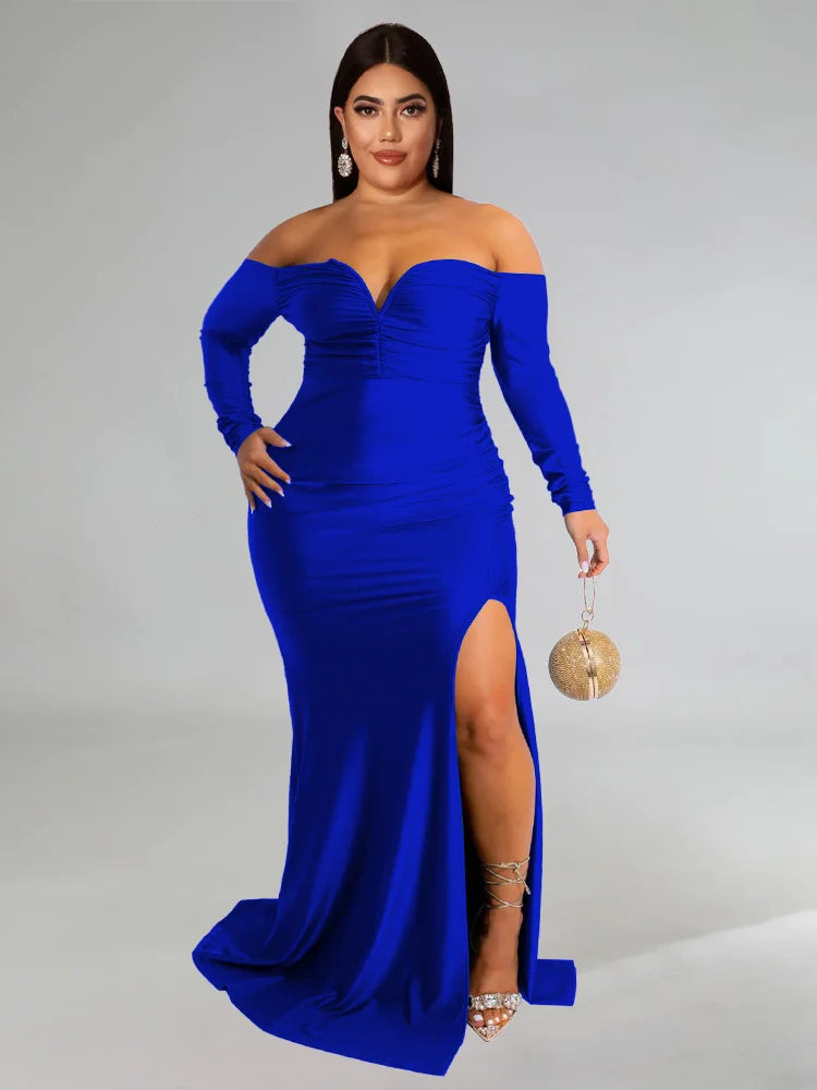 PLUS CURVY ELEGANT DRESSES