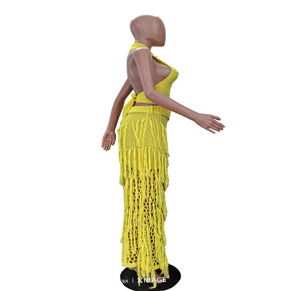 TASSEL PATCHWORK 2 PIECE SET