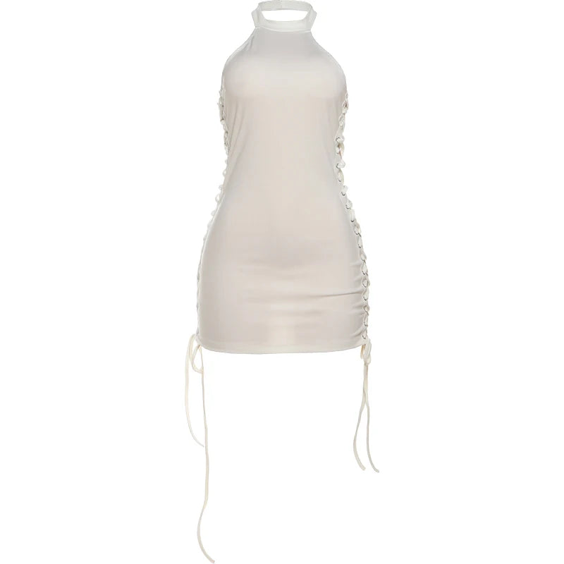 SHIRRING HOTTIE LACE DRESS