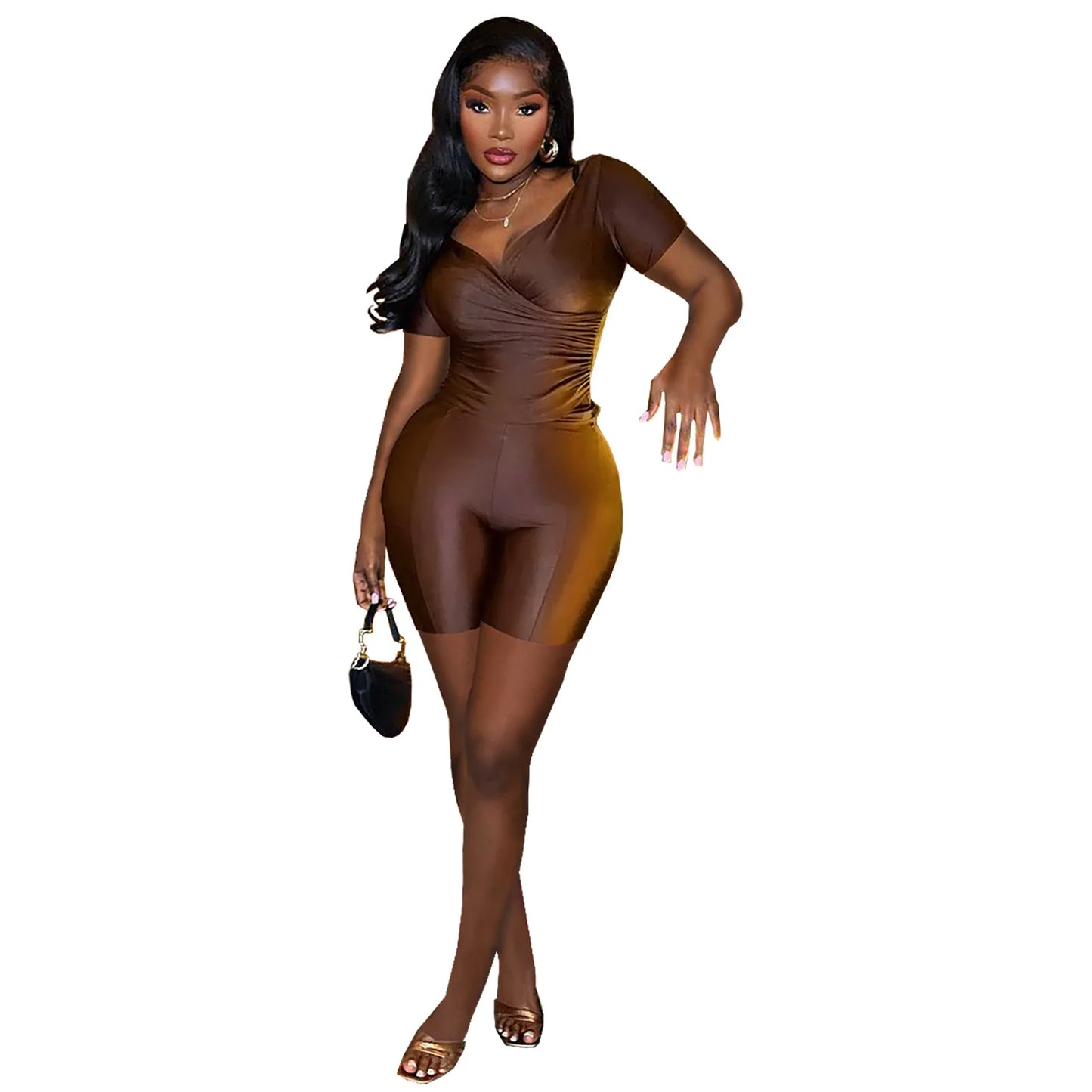 SHEER SATIN 2 PIECE SET