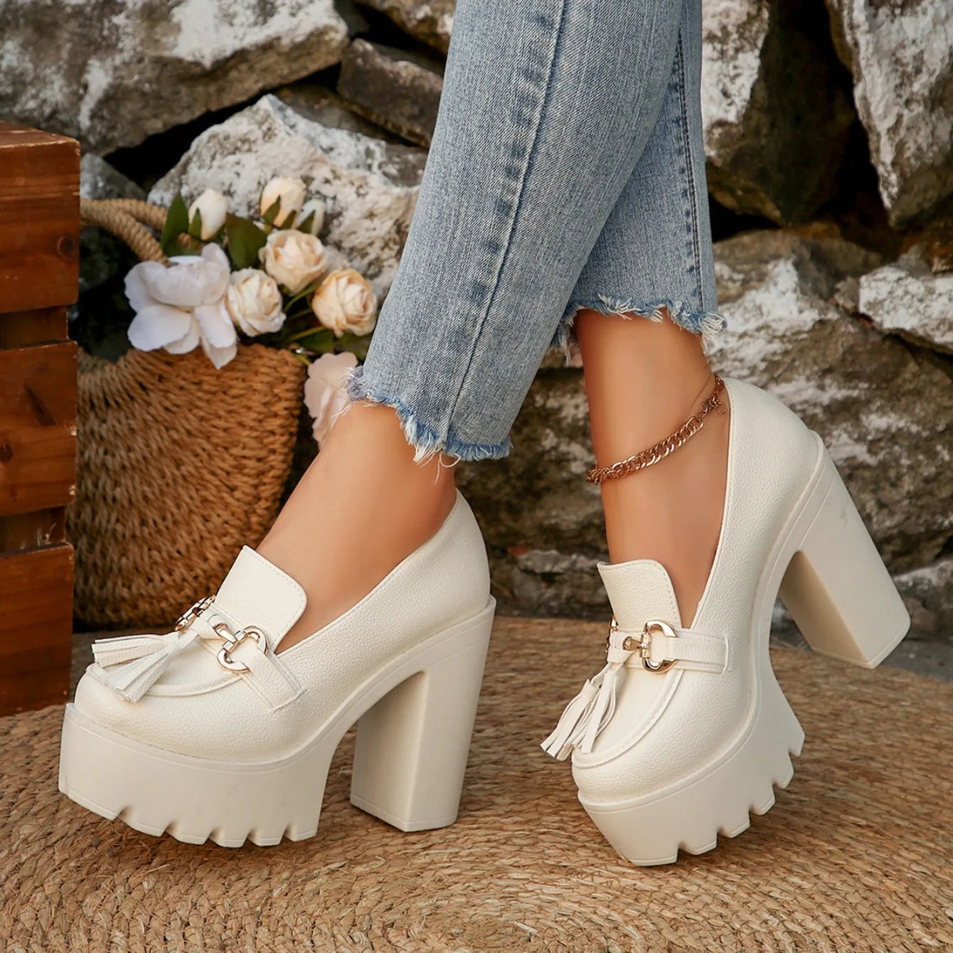 Mary Jane Chunky Heels