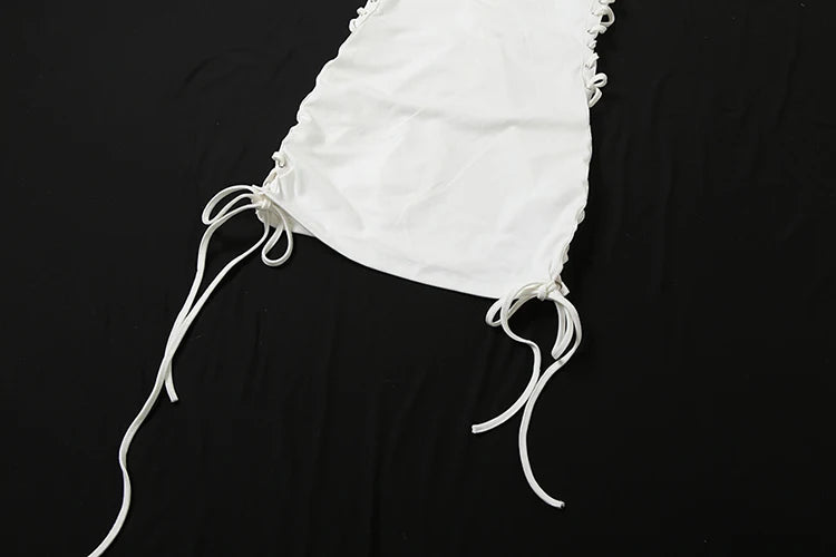 SHIRRING HOTTIE LACE DRESS