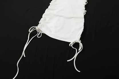 SHIRRING HOTTIE LACE DRESS