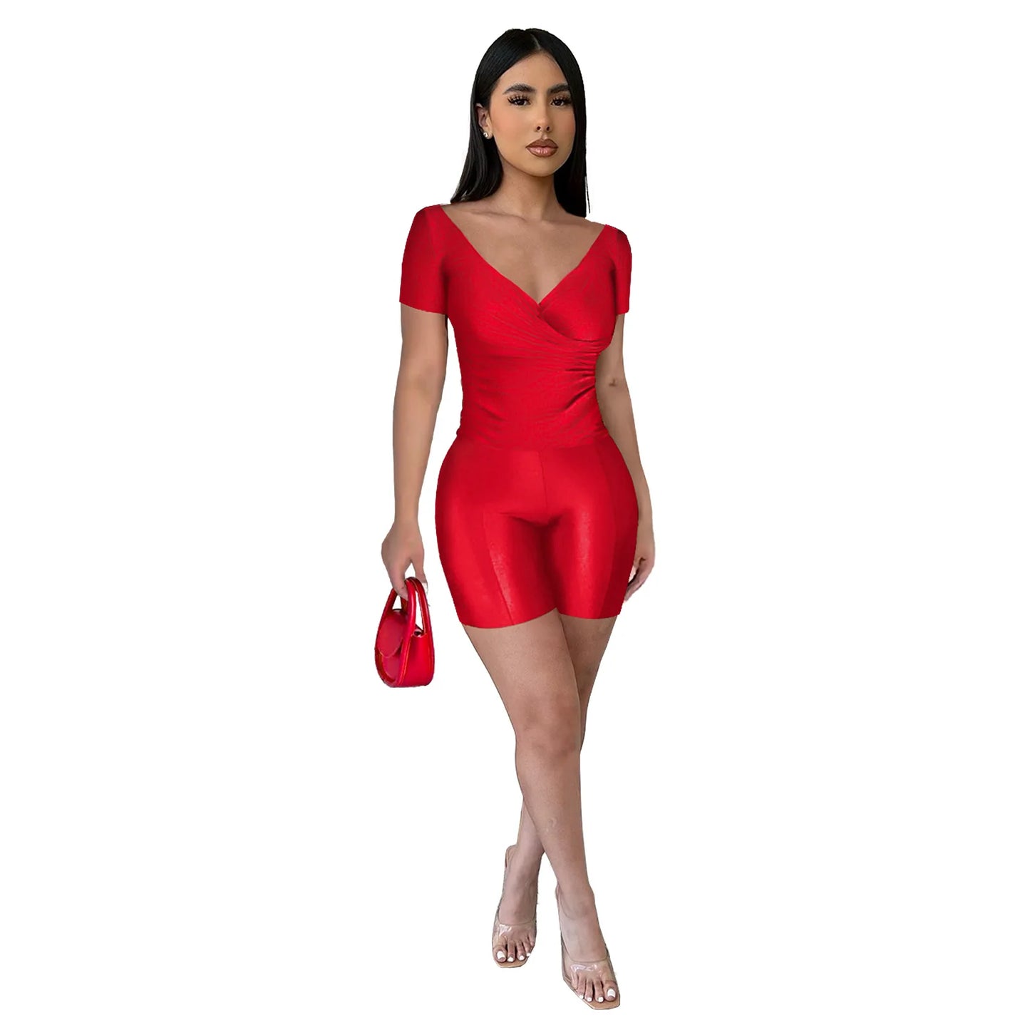 SHEER SATIN 2 PIECE SET
