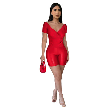 SHEER SATIN 2 PIECE SET