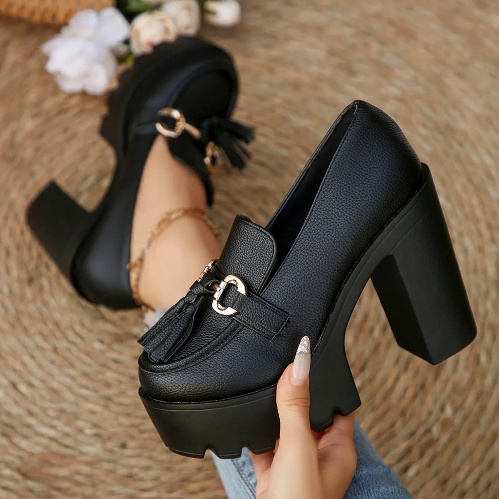 Mary Jane Chunky Heels