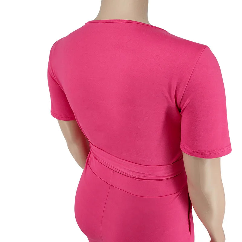 OWN THE ROOM FLARED PANTS CURVY PLUS SET