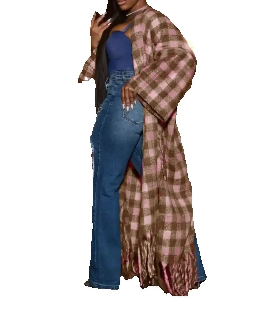 PLUS CURVY WINTER OVERSIZED CARDIGAN