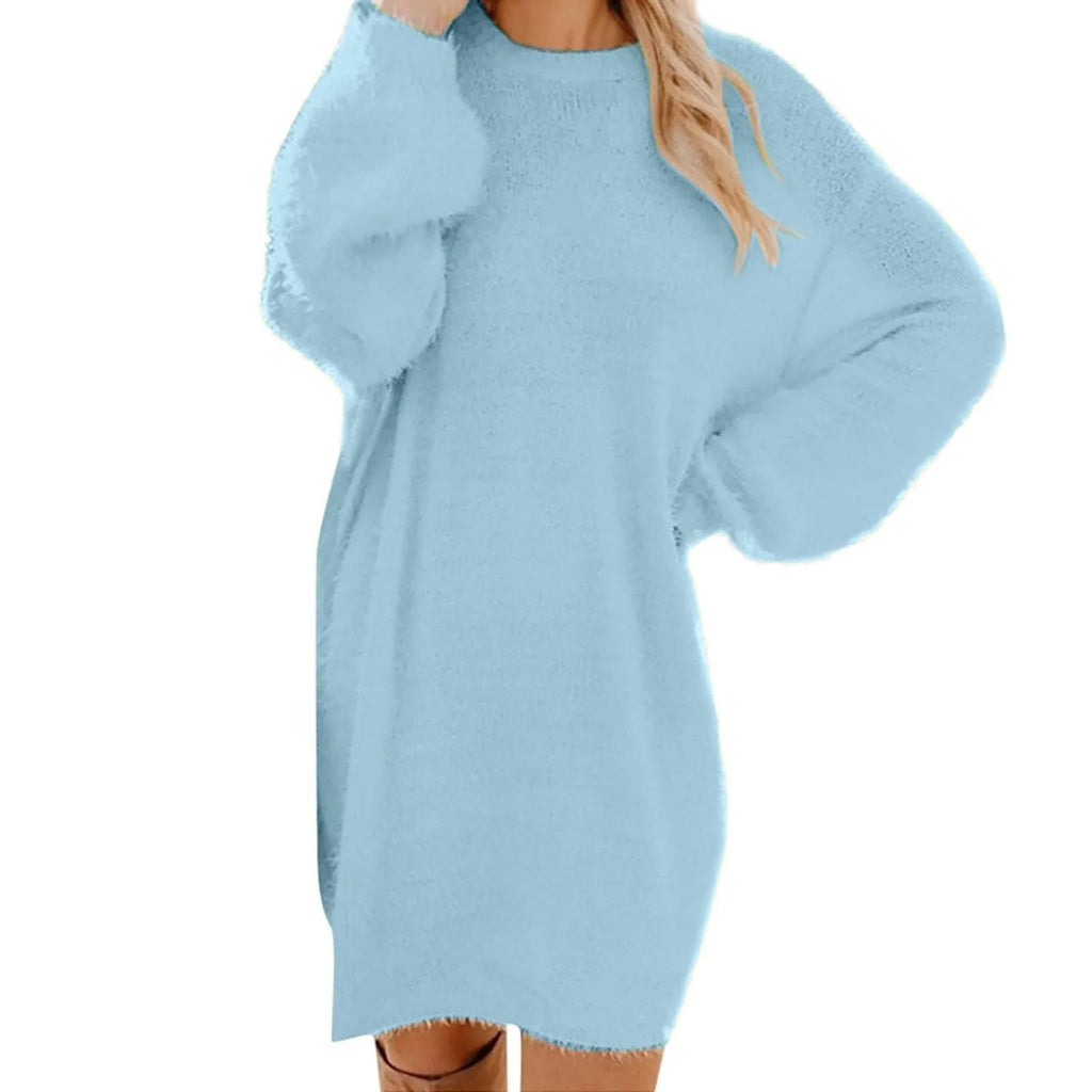 Oversized Casual Sweater Dress