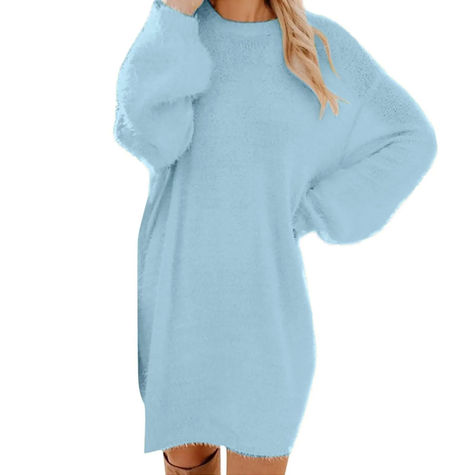 Oversized Casual Sweater Dress