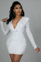 SEQUIN BEAUTY EVENING DRESS