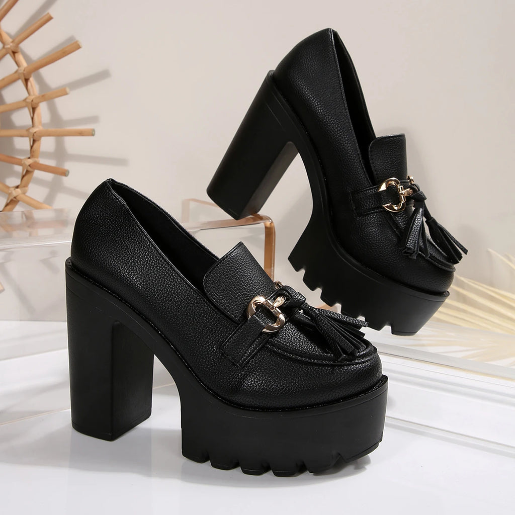 Mary Jane Chunky Heels