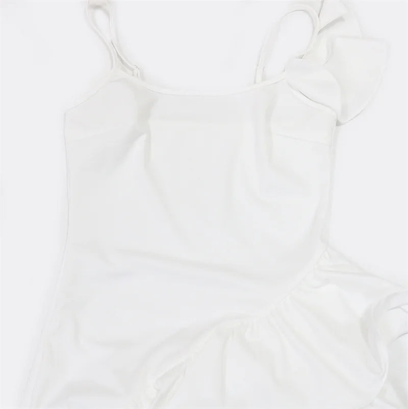 BODYCON TIERED RUFFLE DRESS