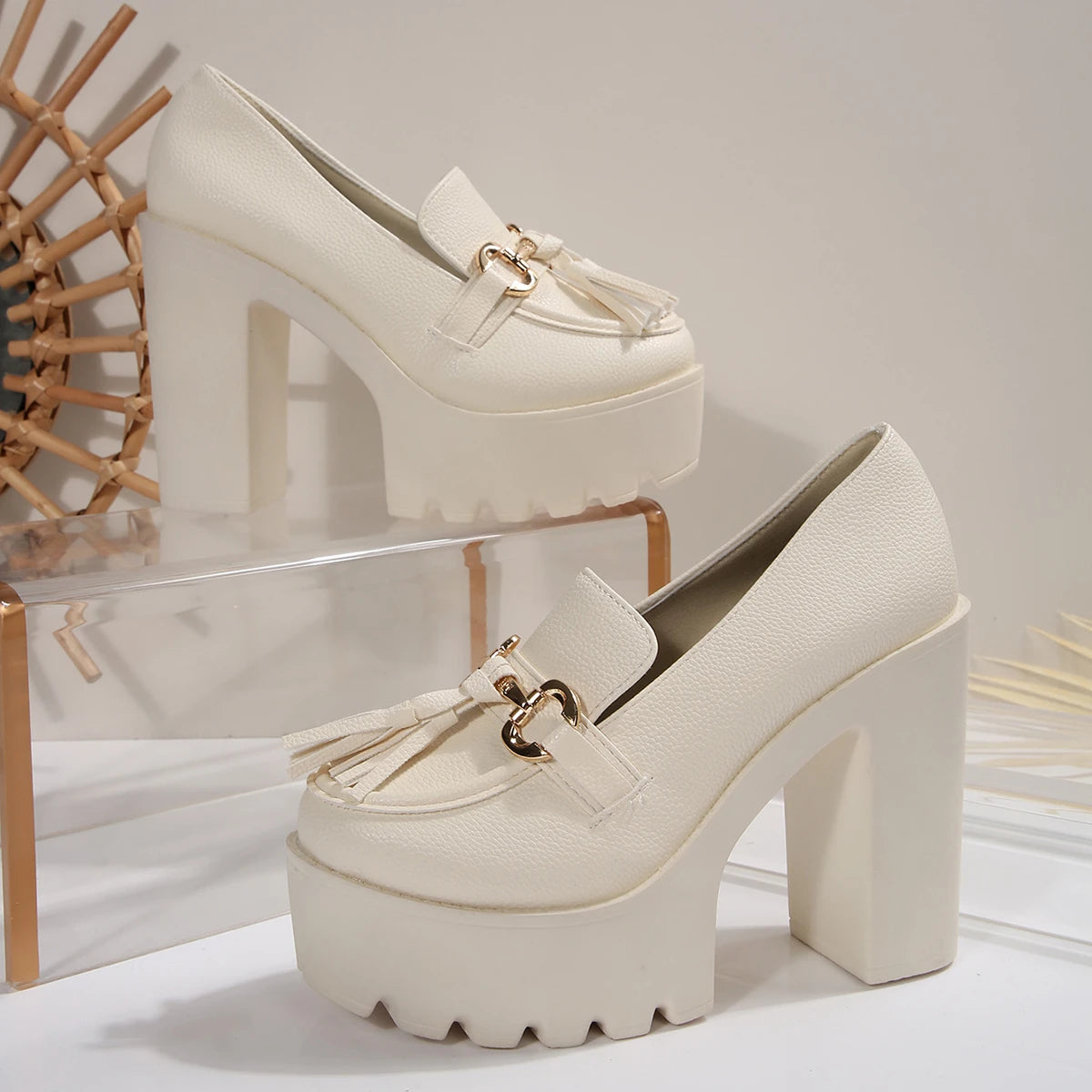 Mary Jane Chunky Heels