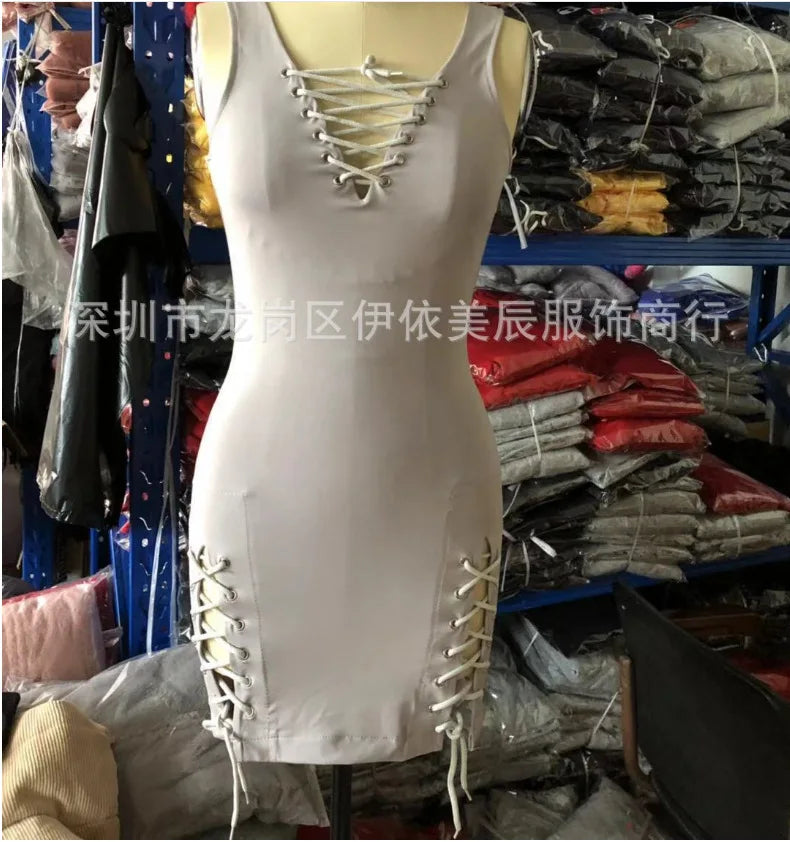 CAUGHT UP LACED DRESS